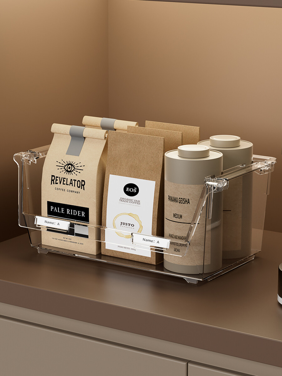 Organizador transparente - blanco 