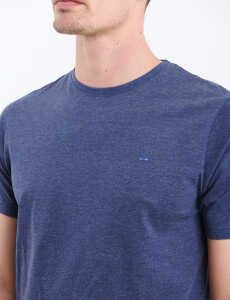 520658 T-SHIRT HARRINGTON LABEL Azul Piedra