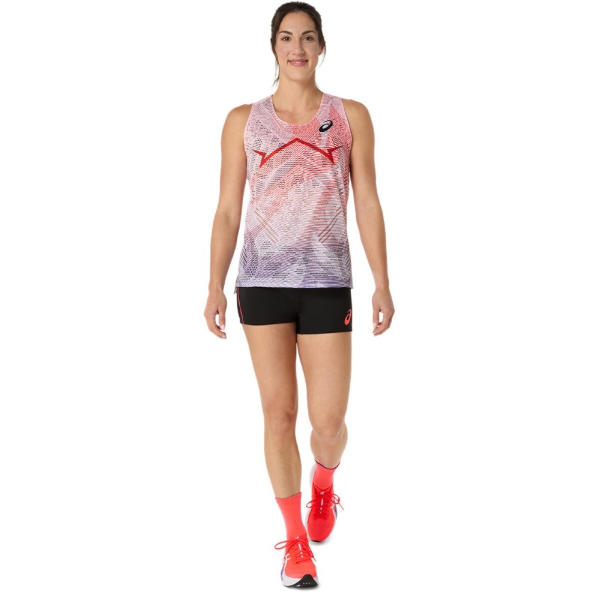Bividi Running Metaspeed Singlet Mujer - Flash Red 