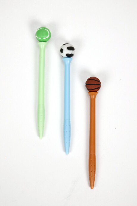 Lapicera Pelotas Mix De Colores
