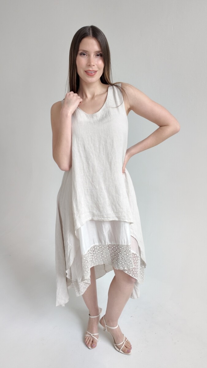 Vestido Sevilla - Beige 