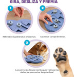 NINA OTTOSSON BY OUTWARD HOUND HIDE N" SLIDE ROMPECABEZAS PARA PERROS - PÚRPURA TINTADO N/A