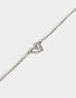 Pulseras Flexibles Con strass Pulsera Flexible Con Corazón - Plateado