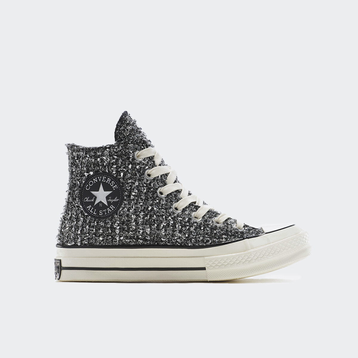 Championes Converse Chuck 70 Metallic Tweed - Negro 