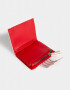 Billetera Billetera De Cuerina Corazón - Rosa Viejo