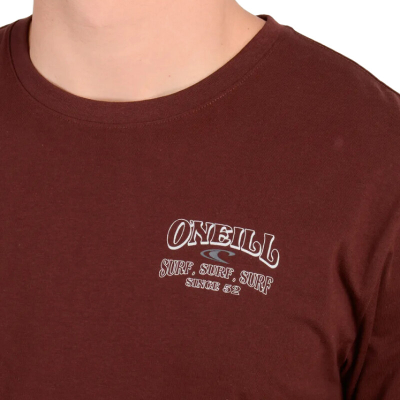 Remera Oneill Daily Driver - Bordó Remera Oneill Daily Driver - Bordó