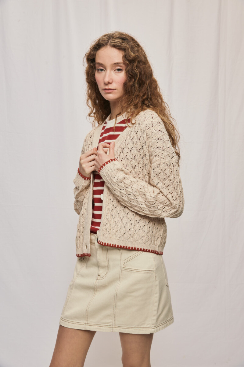 CARDIGAN TATO Beige