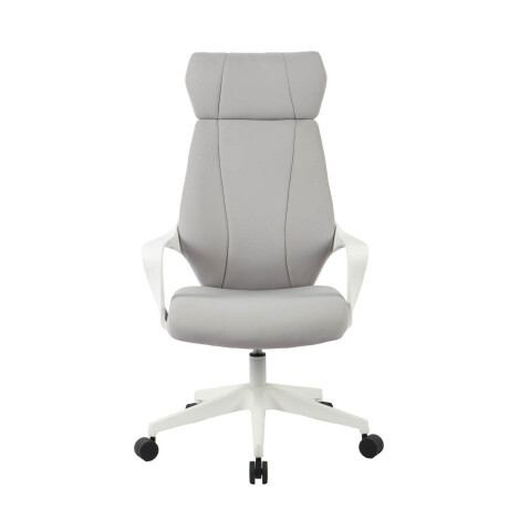 SILLA DE OFICINA TELA-Y-POLIPROPILENO GRIS ARSENE