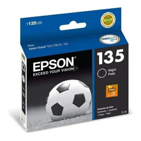 EPSON T135120 NEGRO T25/TX125/TX135W Epson T135120 Negro T25/tx125/tx135w