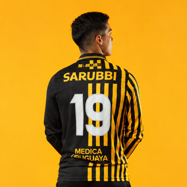 CAMISETA PEÑAROL ANIVERSARIO 2026 - PUMA AMARILLO/NEGRO
