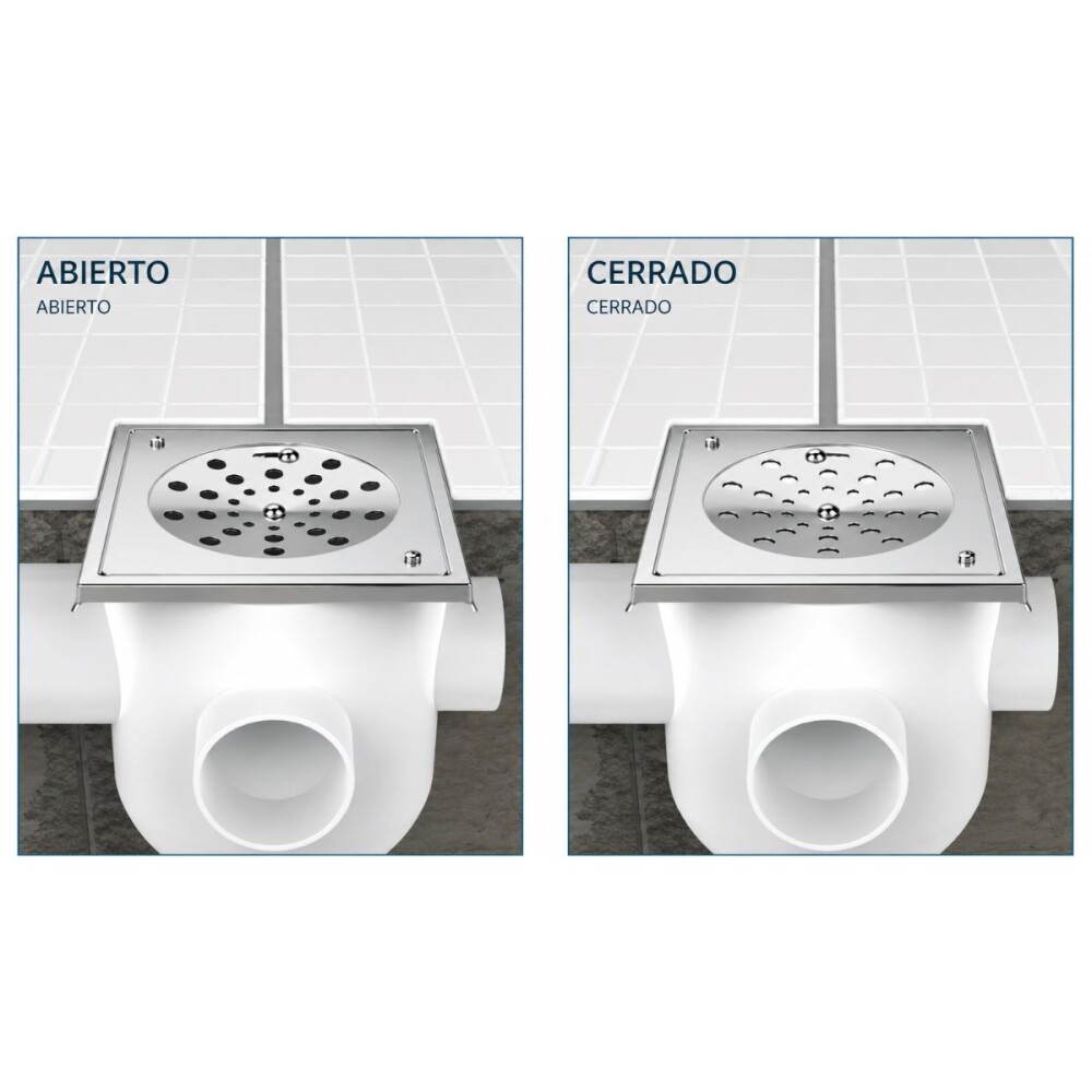 Rejilla acero inoxidable 15x15 con cierre Blukit Rejilla Acero Inoxidable 15x15 Con Cierre Blukit
