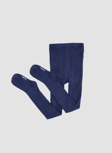 Cancan kids de algodón liso Azul