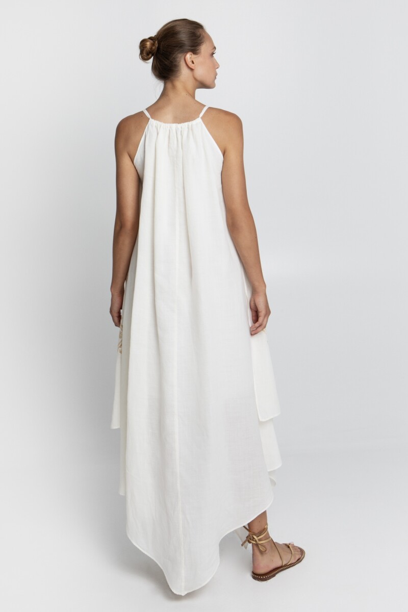 VESTIDO ASIMETRICO Natural