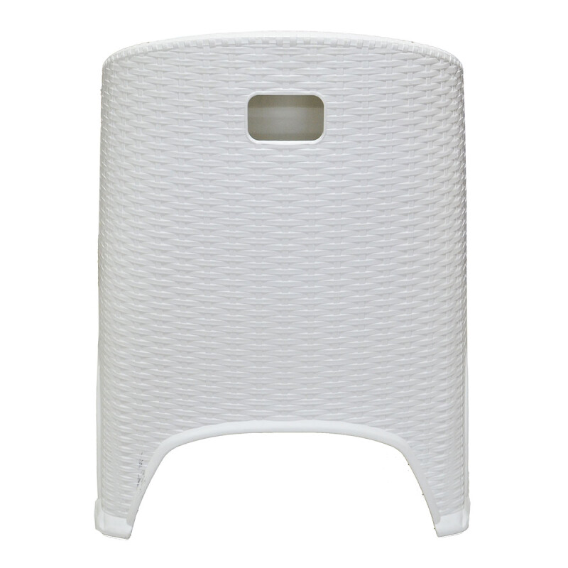 Sillón simil ratán BLANCO