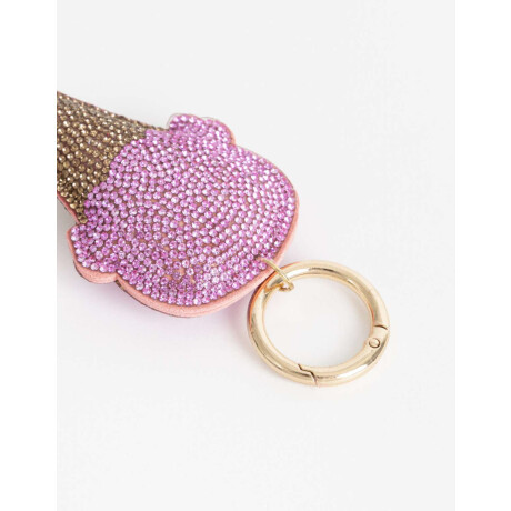 Llavero Y Bag Charm De Helado Combinacion Bicolor
