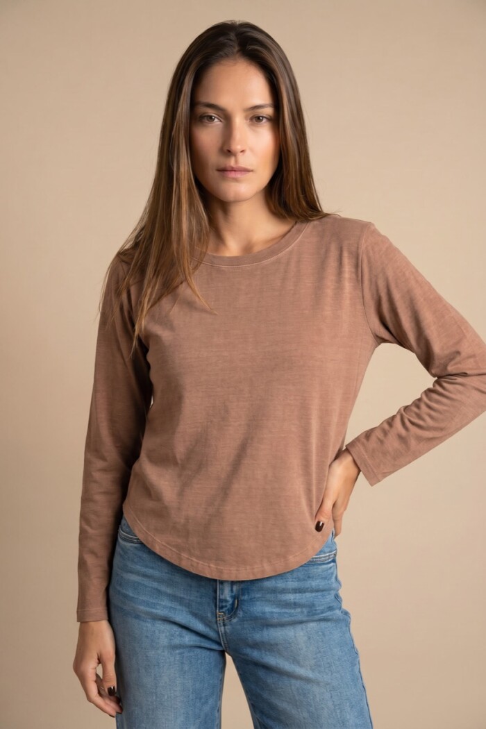 Remera Algodon Lavado Vison