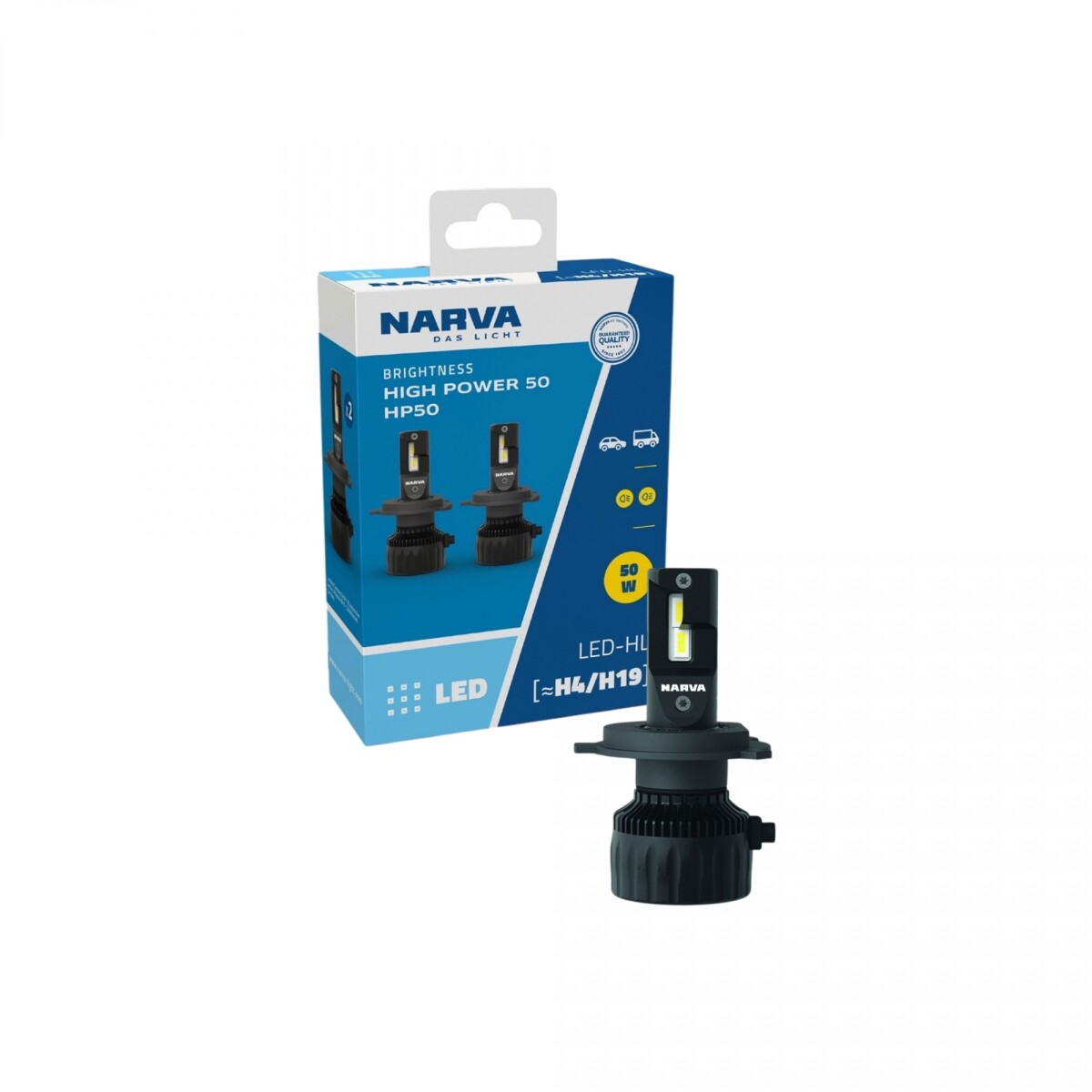 Narva Led H4/H19 12V-24V 50W 