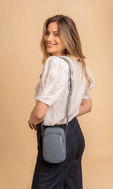 PHONE BAG VALERIANA AZUL PIEDRA