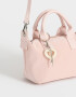 City Clasico Cartera City Con Charm De Perlas - Rosa Viejo