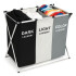 Canasto Organizador de Ropa Sucia IMBACK IBK-HMJ065-MIX | 3 Compartimentos Dark/Light/Color, Plegable y Resistente Canasto Organizador de Ropa Sucia IMBACK IBK-HMJ065-MIX | 3 Compartimentos Dark/Light/Color, Plegable y Resistente