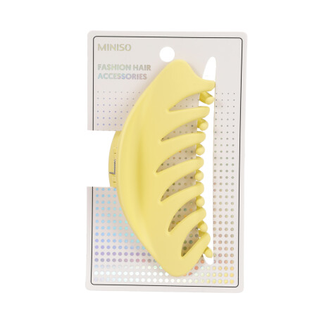 Pinza de cabello amarillo