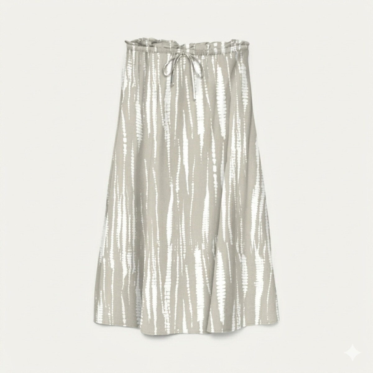 VMDICTHE N/W ANKLE SKIRT WVN GA - Silver Lining 