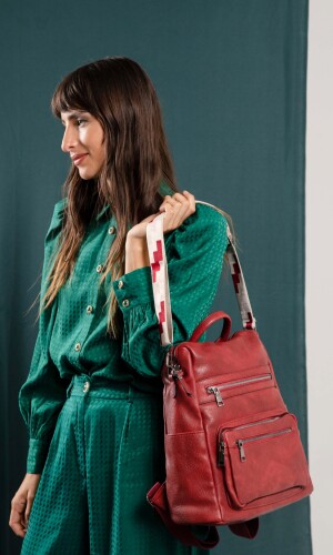 MOCHILA BROOKLYN GRANATE