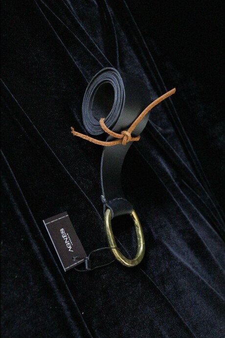 Oval Belt Negro