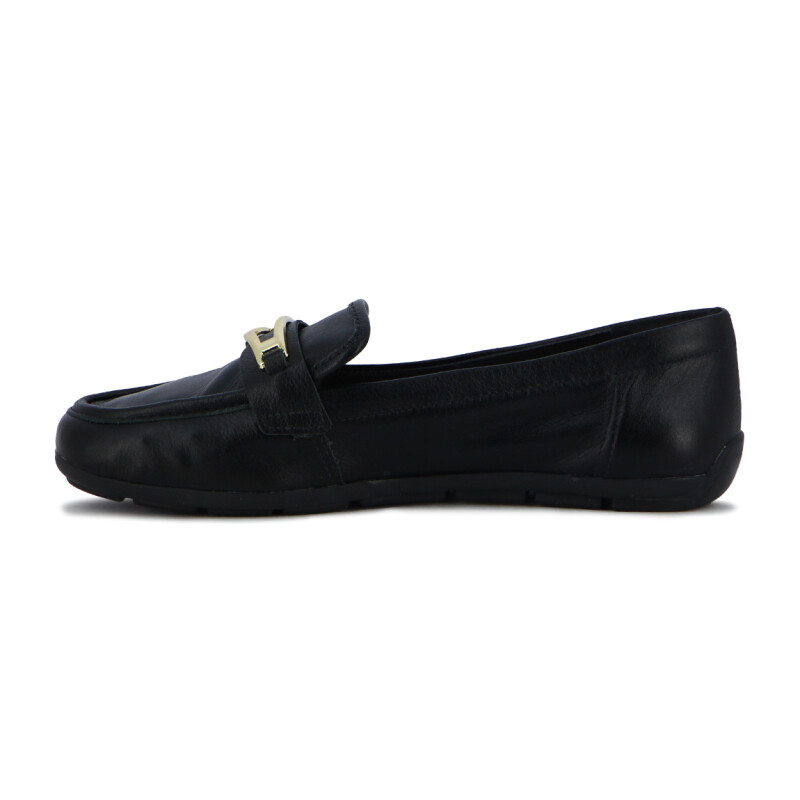 Comfortflex Zapato Mocarin C/ Hebilla De Dama Negro