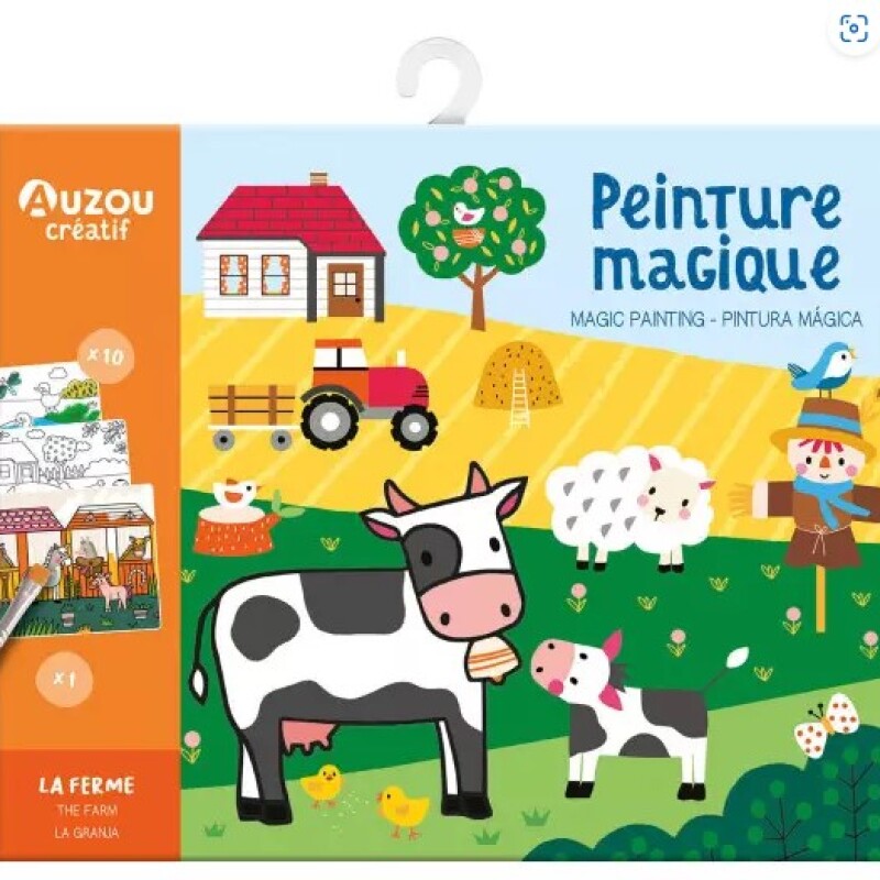 Juego de pintura mágica de autor granja - Auzou Juego De Pintura Mágica De Autor Granja - Auzou