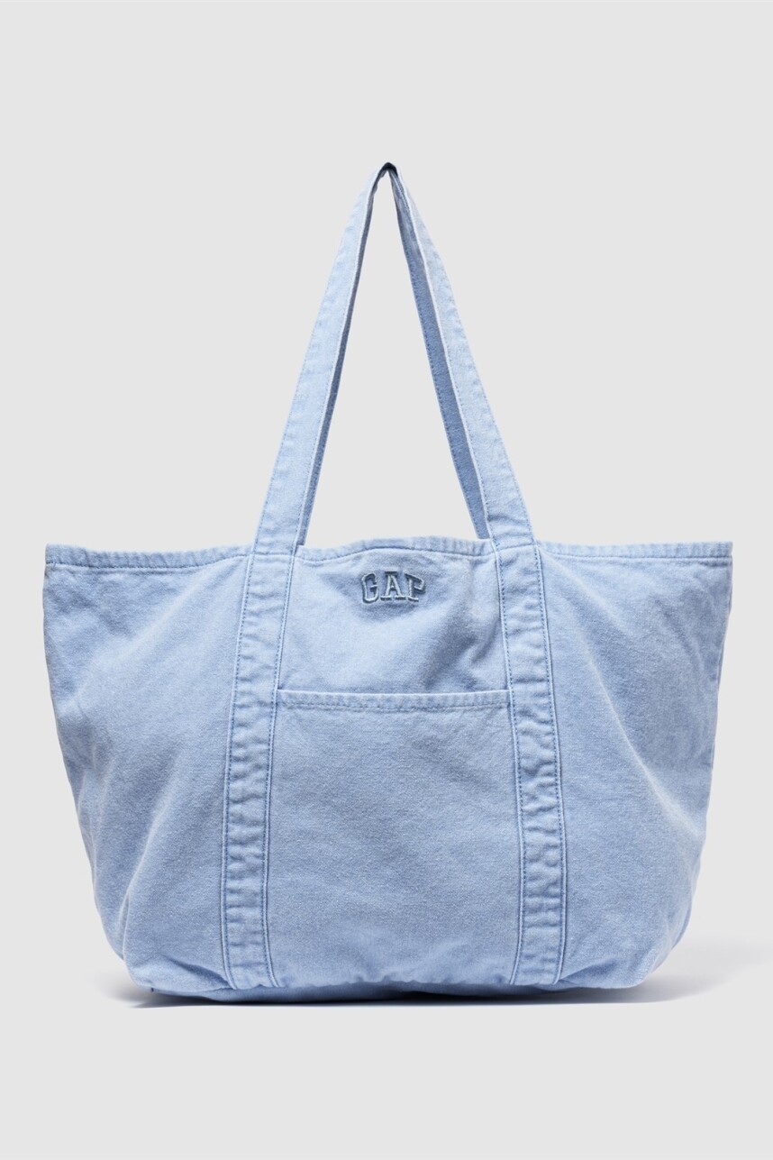 Bolso Tote Logo Gap Mujer Moonstone Blue