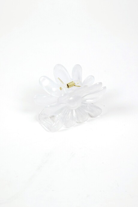 Pinza De Pelo Flor Estampado 1