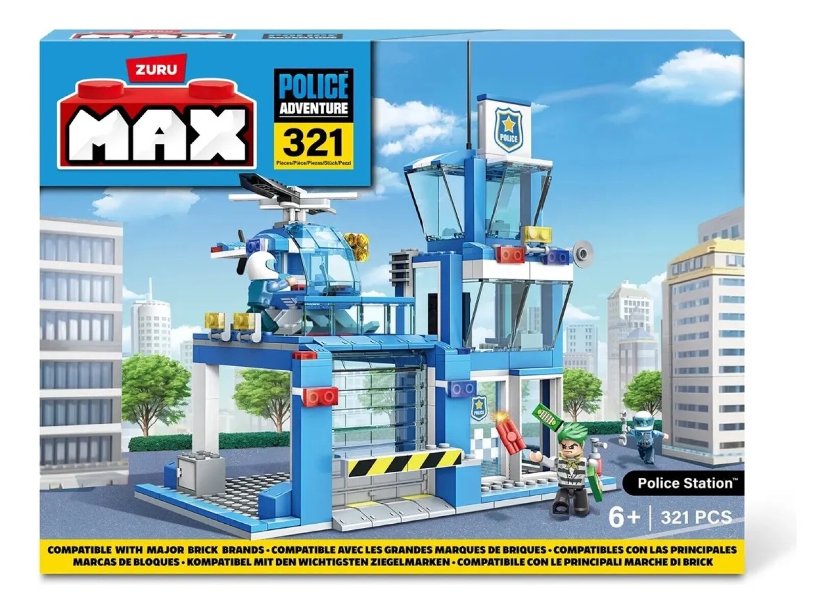 Estacion De Policia City Police 321 Piezas 