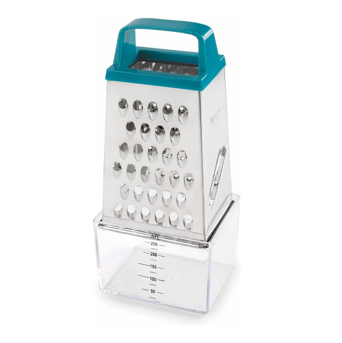 Rallador 4 caras inox con contenedor 