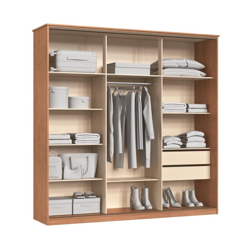 Ropero 2 puertas correderas MASTER NEW Cedro/Blanc Ropero 2 puertas correderas MASTER NEW Cedro/Blanc