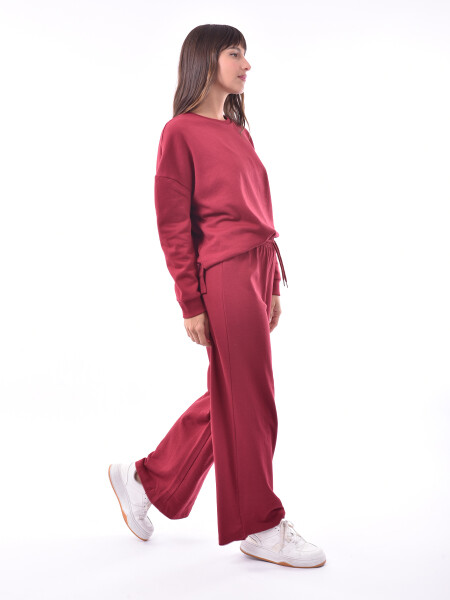 PANTALON CIRA BORDEAUX
