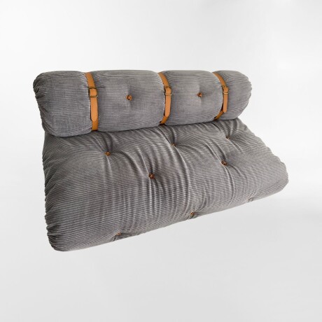 SOFÁ EQUESTRE BELT GRIS - 2 CUERPOS
