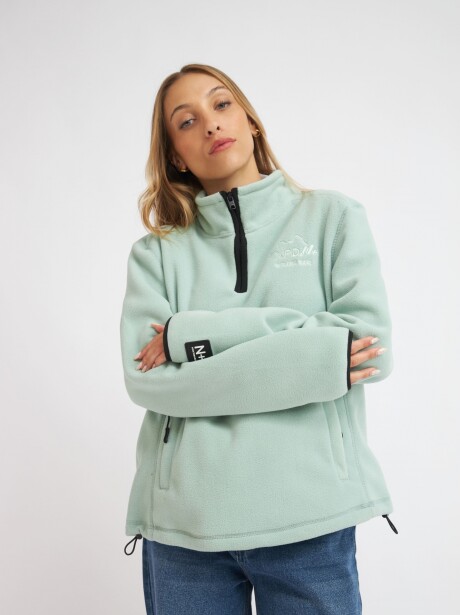 CAMPERA MILAGROS VERDE AGUA