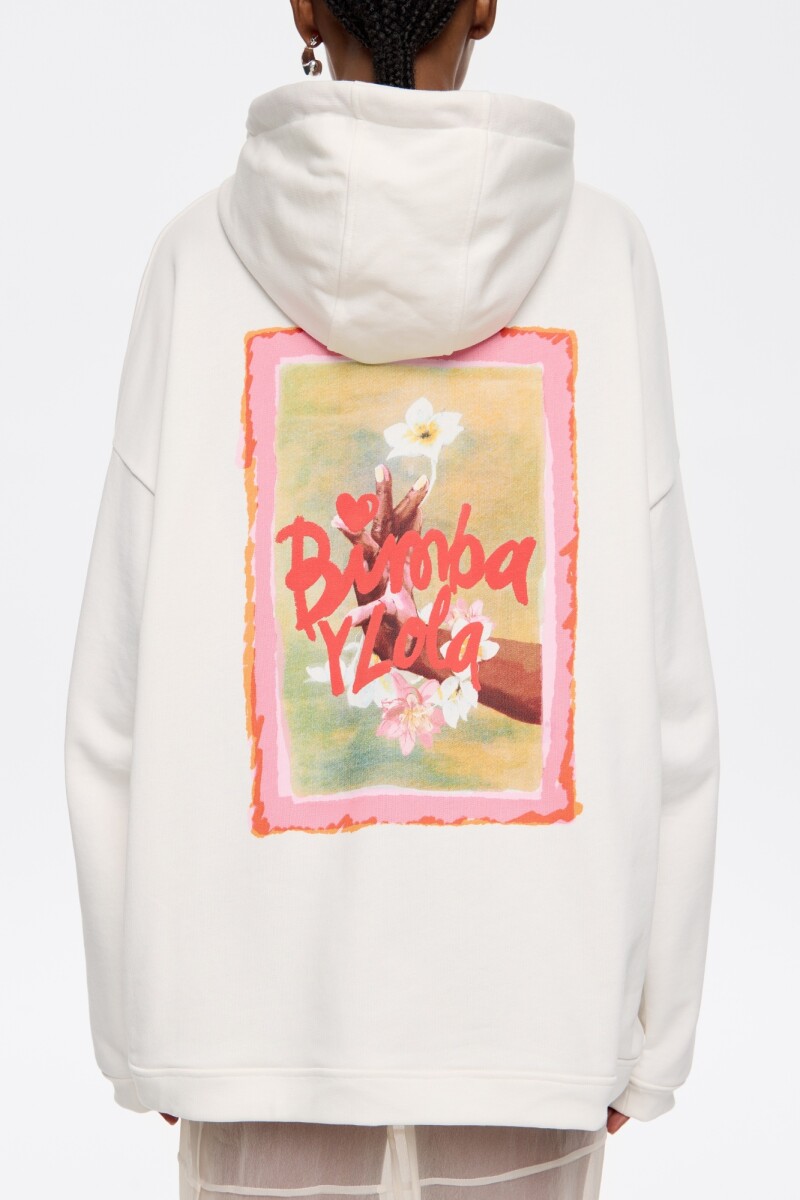 SUDADERA Blanco