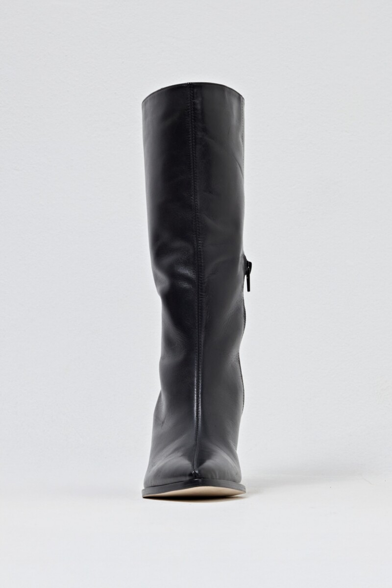 Bota de cuero Maia negro