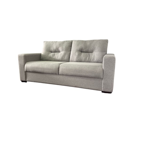 SOFA 3 CUERPOS - TAPIZADO TELA GRIS CLARO SOFA 3 CUERPOS - TAPIZADO TELA GRIS CLARO