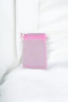 Bolsa organza 9x15 cm. ROSADO