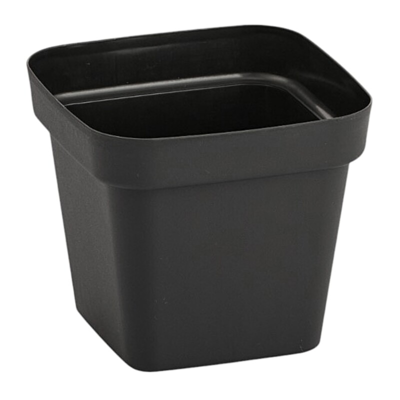 Maceta cuadrada 3,8 lts NEGRO