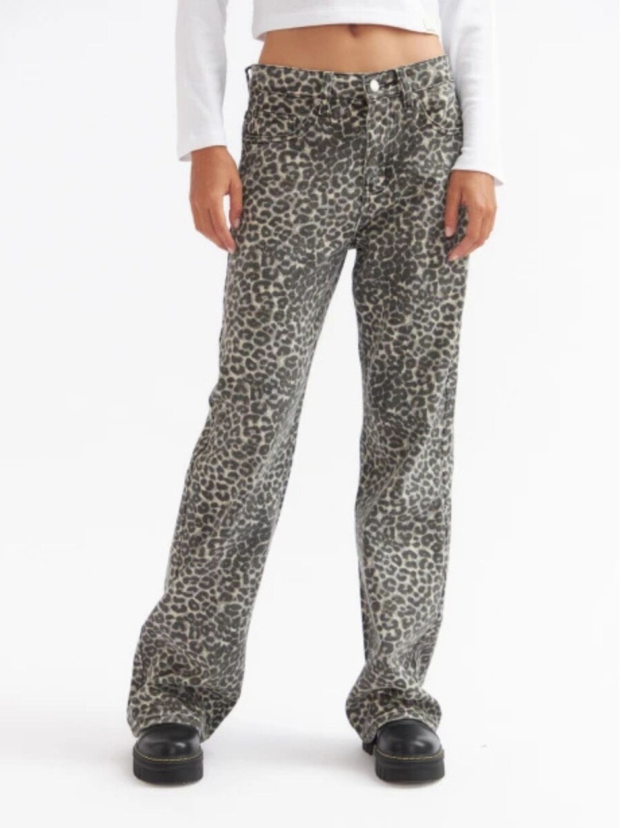 Jean Ancho Animal Print N+ - Animal Print 