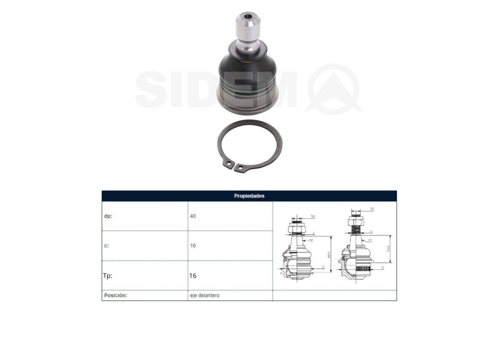 Rotula Del Hyundai I10, Kia Picanto 07-13 Der/Izq 