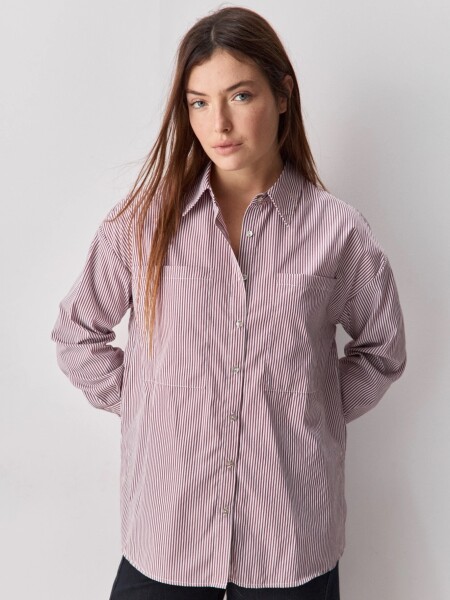 CAMISA ALLIE COLEMAN BORDO