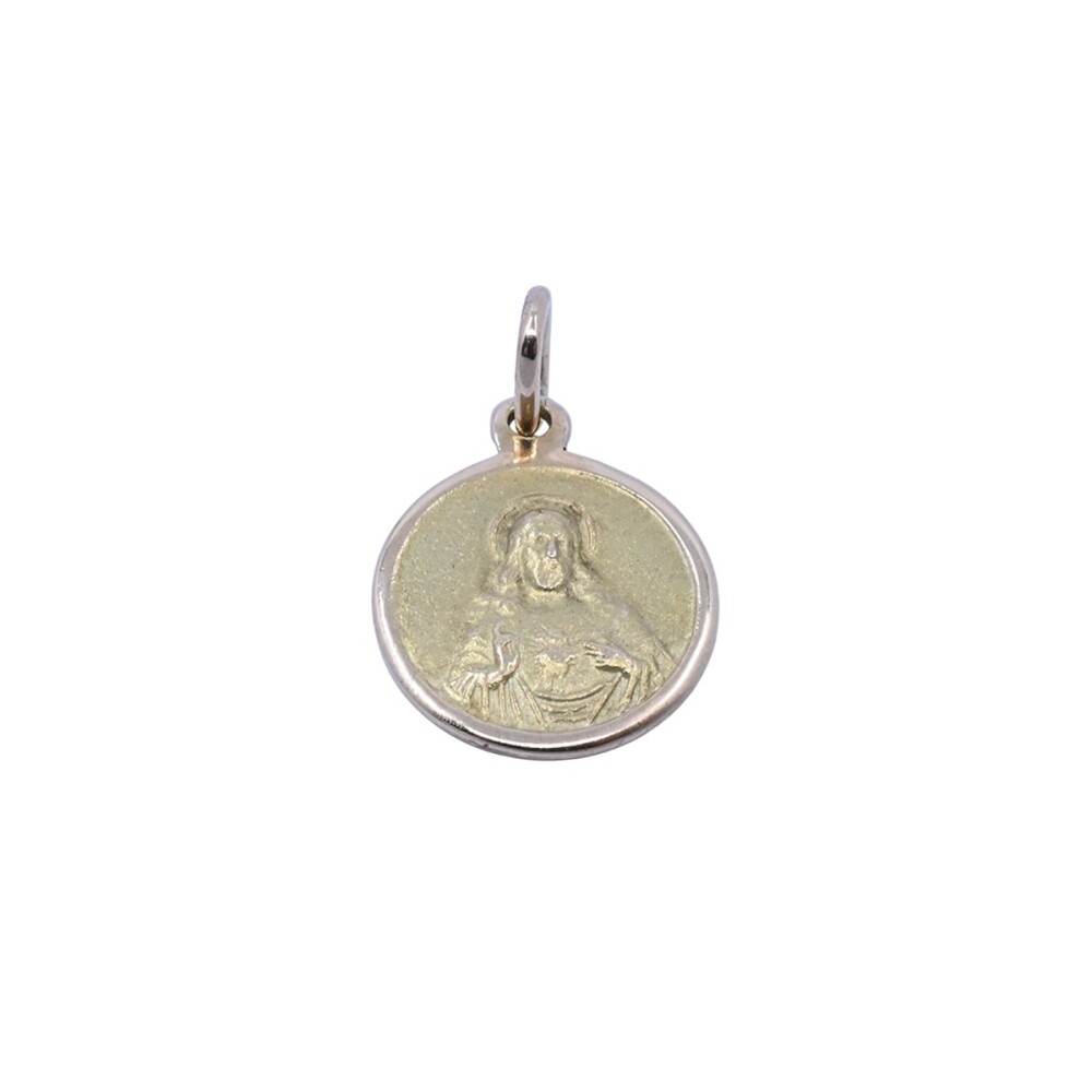 Medalla oro 18k escapulario. Medalla oro 18k escapulario.