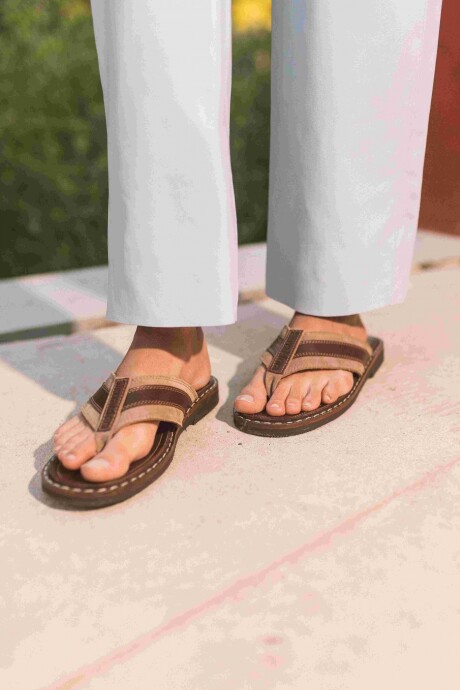 Leather Chanclas SM Topo