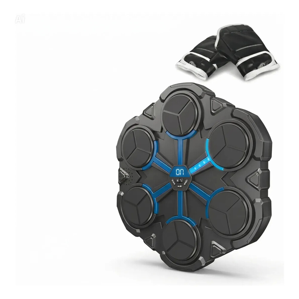 Maquina de boxeo con bluetooth y guantes Maquina de boxeo con bluetooth y guantes