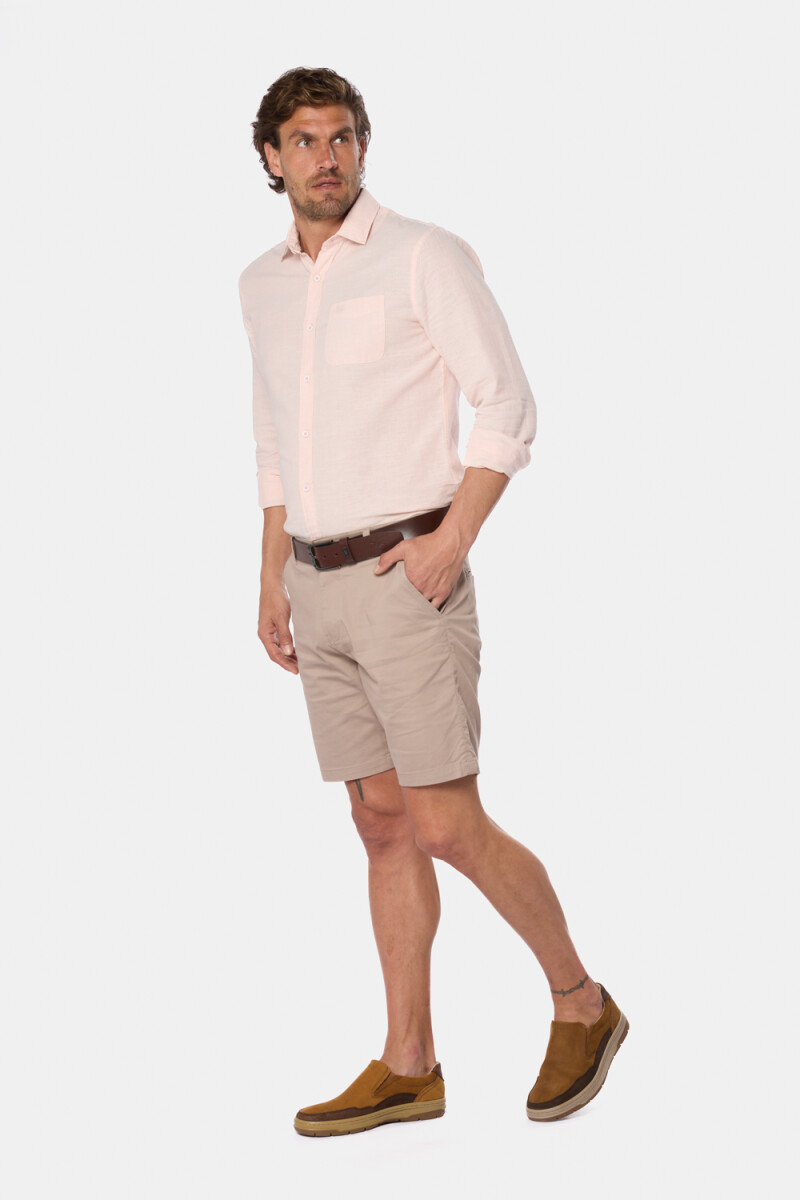 BERMUDA CLASICA - Beige 